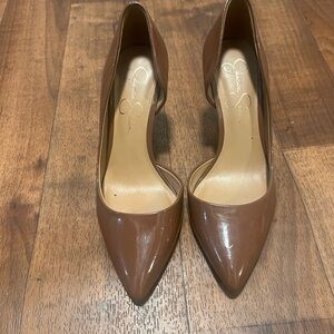 Jessica Simpson Tan Heels